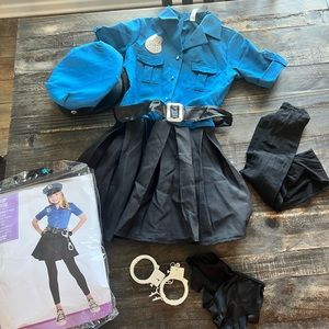 Girls police Halloween costume